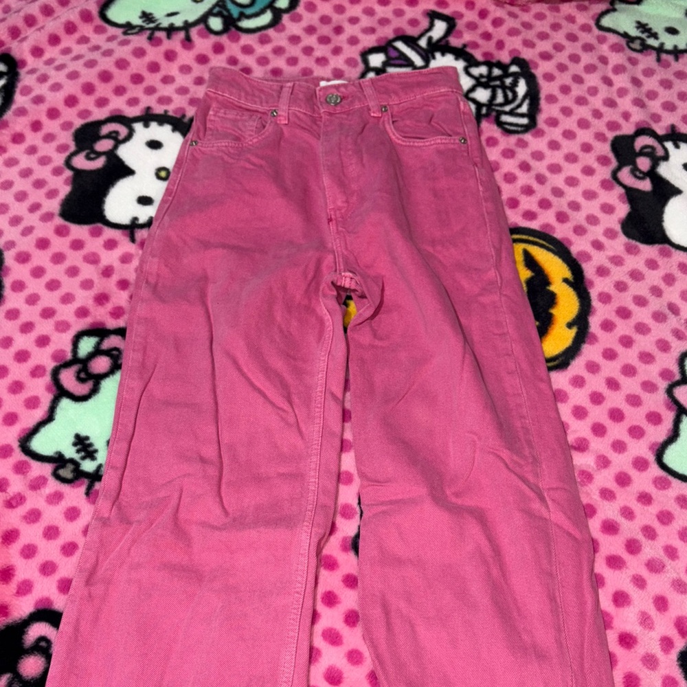 Zara Pink Women's Jeans
